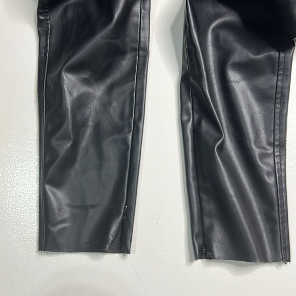 NWT Zara Faux Leather High Rise Leggings size S - Picture 9 of 10